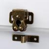 1 Set Cupboard Closet Latch Built-in Spring Widely Used Iron Practical Kitchen Cabinet Door Latch Cupboard Lock Home Supplies