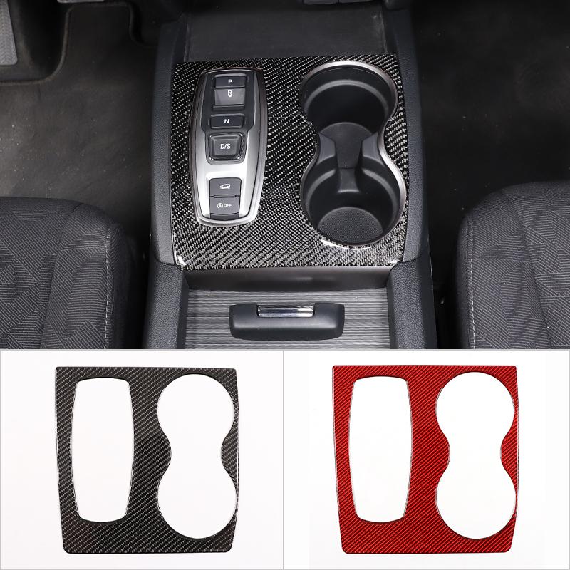 Для Honda Pilot 2015-2022 мягкое углеродное волокно автомобильный центр управления механизмом переключения передач панель крышка чашка воды рамка накладка наклейка