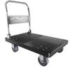 Trolley 200kg/300kg/500kg Nylon Durable Flatbed Hand Truck Carts Silent Foldable Platform Trolley for Carrying