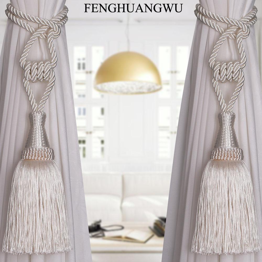 1 упаковка, подхваты для занавесок с кисточками, аксессуары для комнаты, держатель для штор, занавески ручной работы, веревка с кисточками, домашний декор