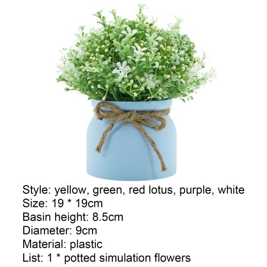 Artificial Flower Nice-looking Beautiful Decorative Fake Vivid Fake Flower Simulation Plant Decor