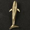 Whale Metal Figurine Ocean Decorative Animal Sculpture Brass Ocean Creature Ornaments Living Room Decoration