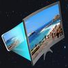 Amplifier 12 Inch High Clarity 3D Curved Screen Foldable Video Magnifier for Mobile