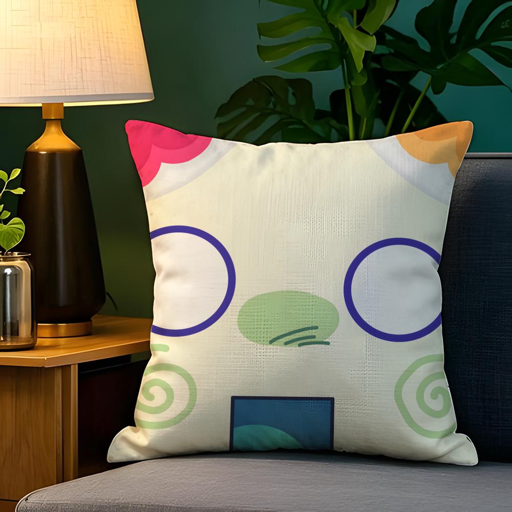 BFDI BBattle for Dream Island Pillow Case Natural Linen Pillow Case DoubleSided Decor Sofa Pillowcase Home Decor