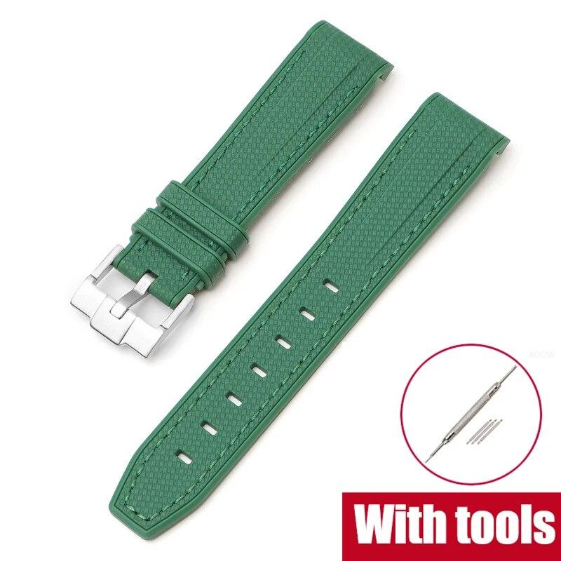 Silicone Strap for Swatch X Omega Moonswatch Stainless Steel Buckle 20mm 22mm Men Women Soft Waterproof Replace Watch Band