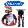 Motocross Gear Set for Kids 20 22 24 26 28 Racing Suit MX MOTO Jersey & Pant Kits Youth Children Boy Girl Motorcycle BMX Off-road Bicycle Combo