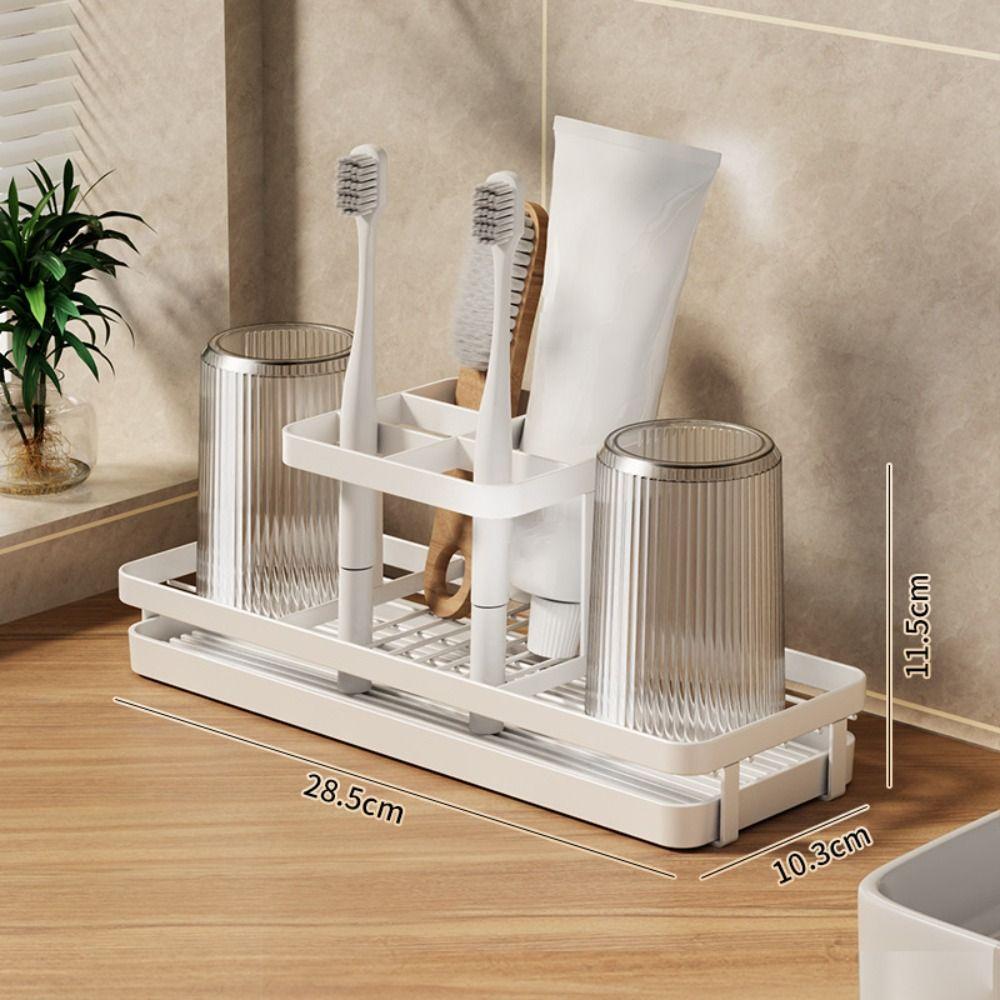 Многофункциональная стойка для хранения косметики, быстросохнущая полка для зубной пасты, электрическая зубная щетка