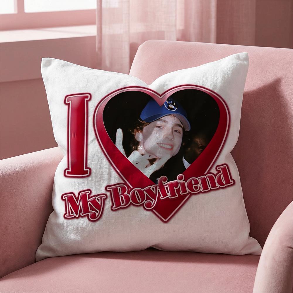 T-Timothees Chalamets Cushion Cover Multi-Scene Pillow Cover for Home & Car - Reversible, Soft & Durable for Daily Use