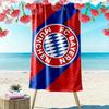 Пляжное полотенце FCB Print, Большое мягкое быстросохнущее полотенце для пляжа, кемпинга, плавания