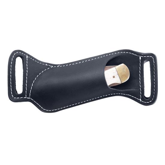 Чехол для ножа из искусственной кожи, крепление на ремень, водонепроницаемый, легкий, портативный, для кемпинга, EDC, мини-складной карманный держатель для резака, защитный рукав