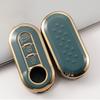 Golden Edge Key Case for Fiat 500 Bravo Iveco Daily Car Keys Protective Cover