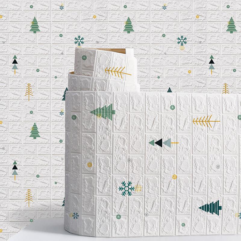 Soundproof Foam Wall Panels, Self-Adhesive XPE Cartoon Murals for Bedroom, Waterproof Noise Reducing Wallpaper