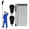 Telescopic Gutter Cleaning Brush Gutter Cleaner Tool with 8 Detachable Telescopic Pole And 2 Cleaning