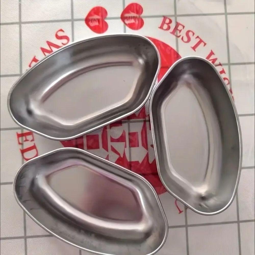 3PCS Serviceable Household Steaming Bowl Beautiful Divided Steaming Plate Kitchen