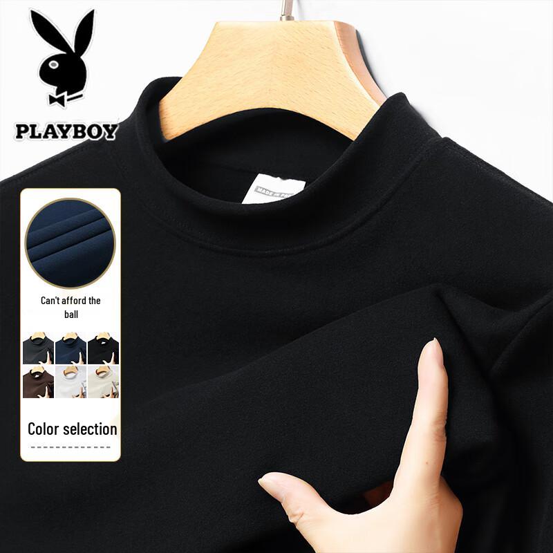 PLAYBOY Мужская осенняя повседневная толстовка с длинным рукавом и круглым вырезом