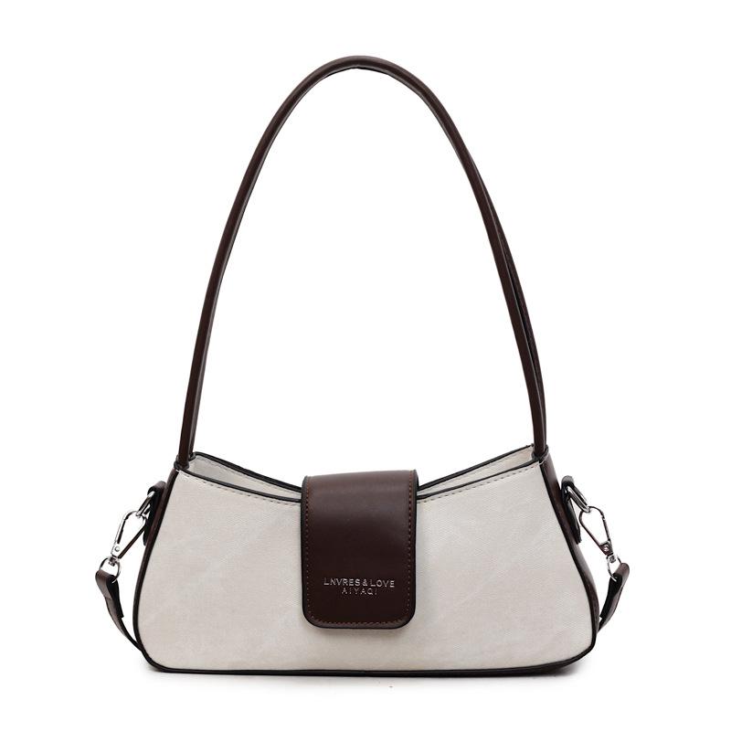 Textured small bag women's new women's versatile messenger bag French niche single shoulder underarm bag French stick bag