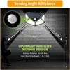 2/4/6/8/12 шт. 100 светодиодных настенных светильников на солнечных батареях, уличный солнечный светильник, PIR-датчик движения, уличный светильник на солнечных батареях для садового освещения
