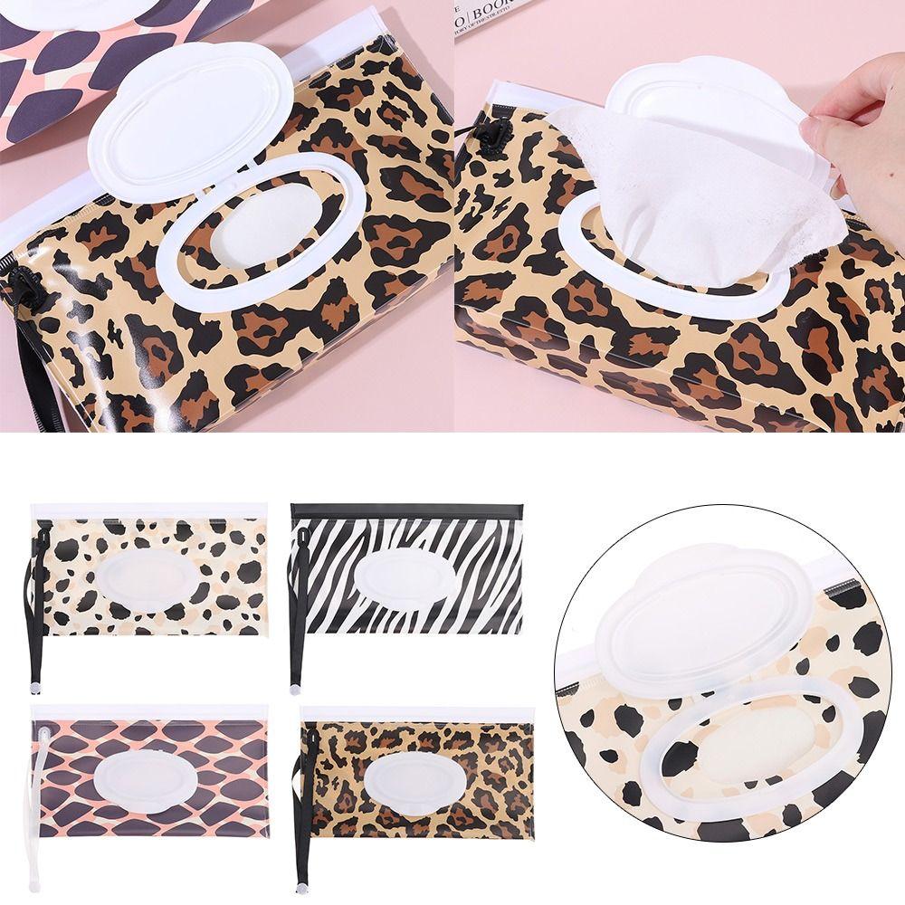 Case Portable Stroller Accessories Wet Wipes Bag Cosmetic Pouch Wipes Holder Case Tissue Box