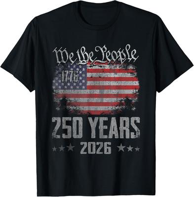 250 лет Америки 250-летний юбилей США Патриотическая футболка 4 июля