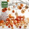 Christmas Tree Hanging Glitter Ornament Balls Baubles Party Wedding Decorations