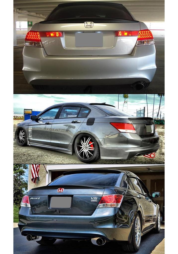 Задний спойлер на крышу для Honda Accord восьмого поколения 2008-2013 гг. с покрытием baked paint
