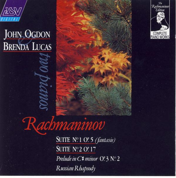 CD СЕРГЕЙ ВАСИЛЬЕВИЧ РАХМАНИНОВ , J - Сюита №. 1 соч.. 5 (Фэнтези) / Костюм CDDCA636 ASV Digital 1988 Великобритания Классический Б/У