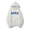 Duke Printed Hoodie Long Sleeve Simple Solid Hoodie Autumn Women's Street Hoodie Fashion Unisex Clothing Personality Unisex Tops