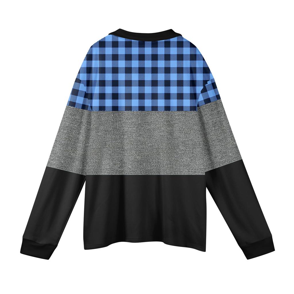 Мужские повседневные топы с длинными рукавами на пуговицах с полосатым принтом