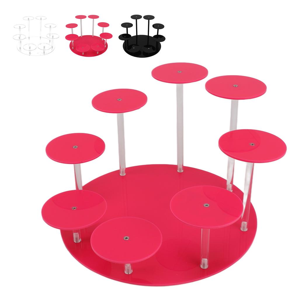 Акриловые подставки для кексов, устойчивая круглая аниме-фигурка, кукла, подставка для показа на свадьбу, день рождения