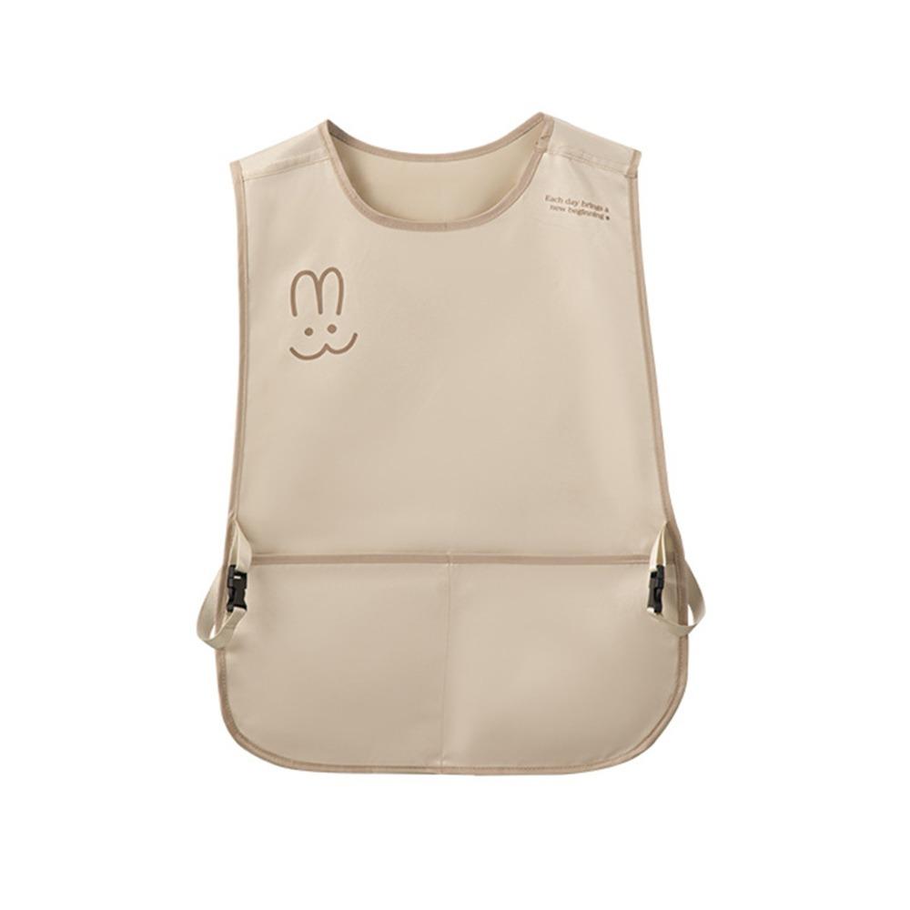 New Waterproof Stain-Resistant Apron Wipeable Hands Vest Style Breathable Sleeved Apron Anti Dirty Multipurpose Coffee House