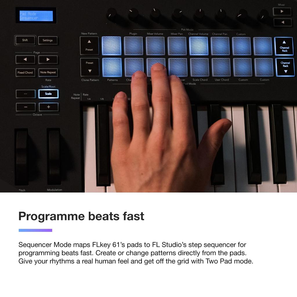 Novation FLkey 61 USB MIDI Keyboard 61 Keys Standard Keyboard