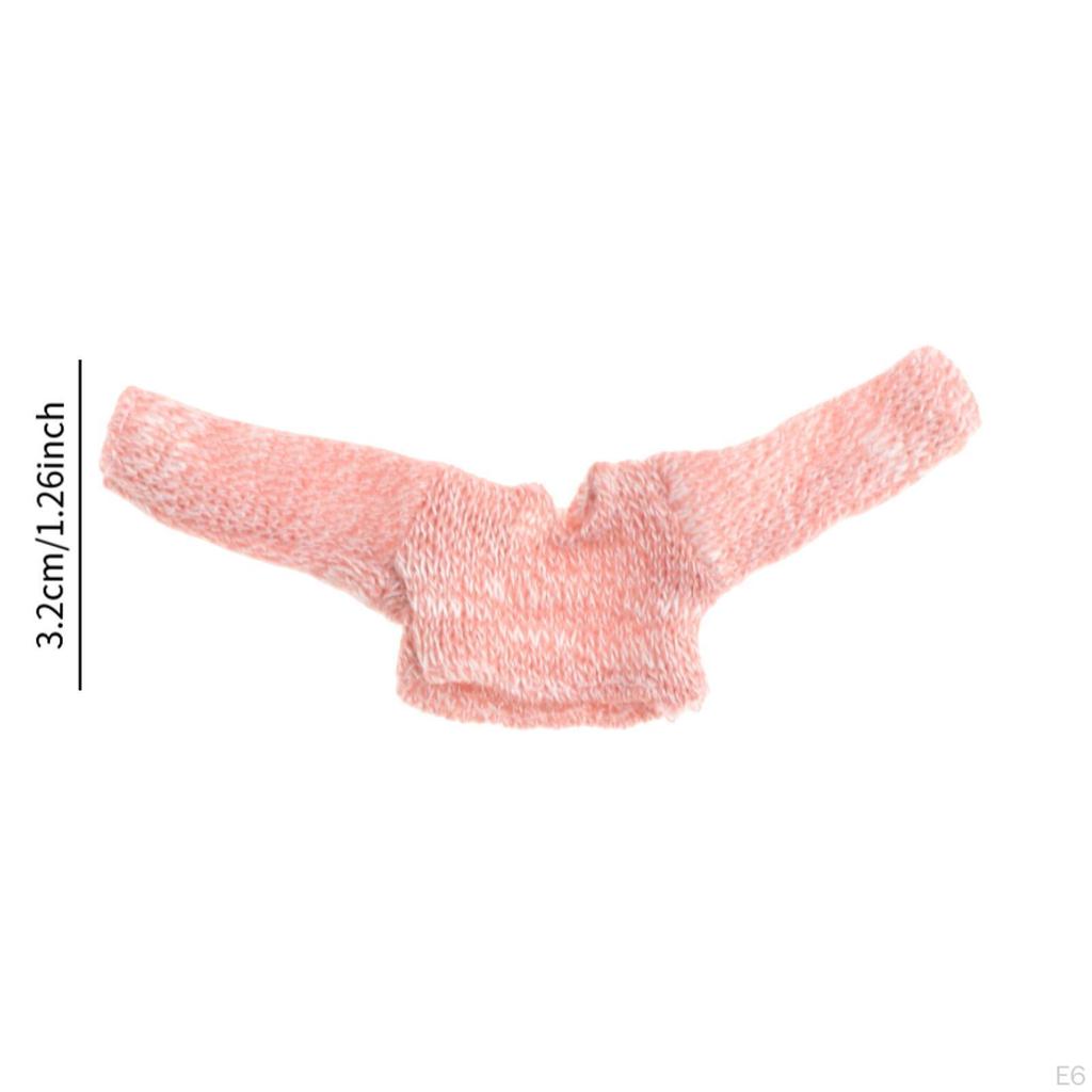 1/12 Женская кукла свитер экшн-фигурка одежда длинный рукав аксессуар пуловер мини для 6''