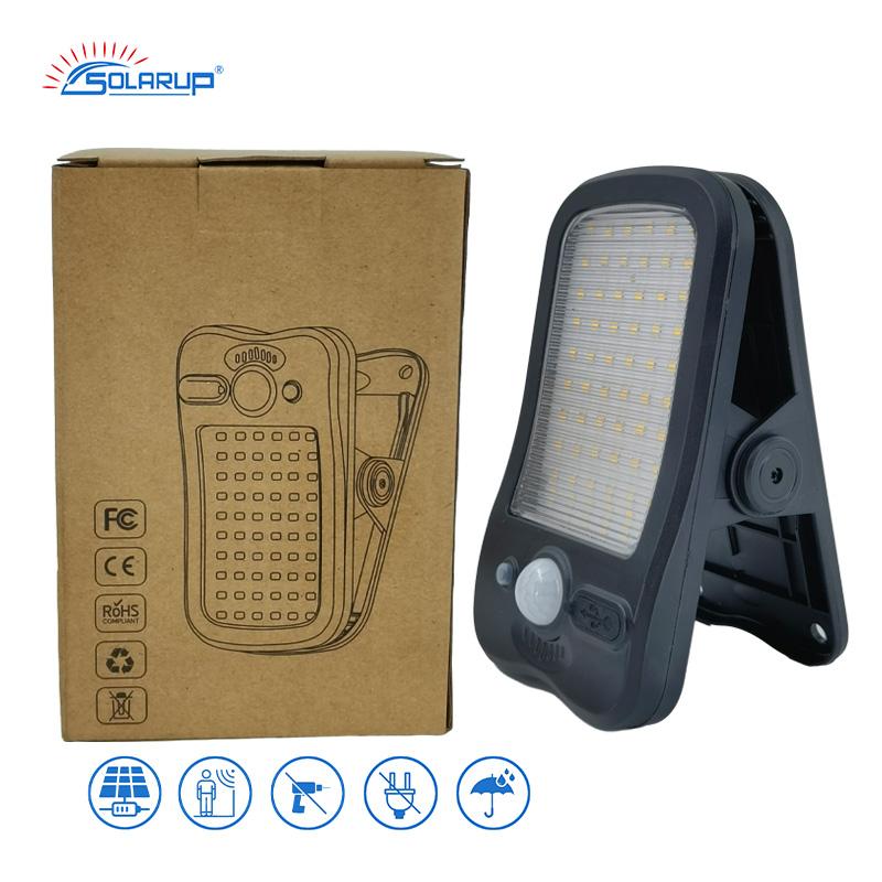 Solarup Integrated Clamp Lamp Outdoor Lighting Solar Waterproof Garden Home Solar Lights Sensor Solar Light for Fence Portable