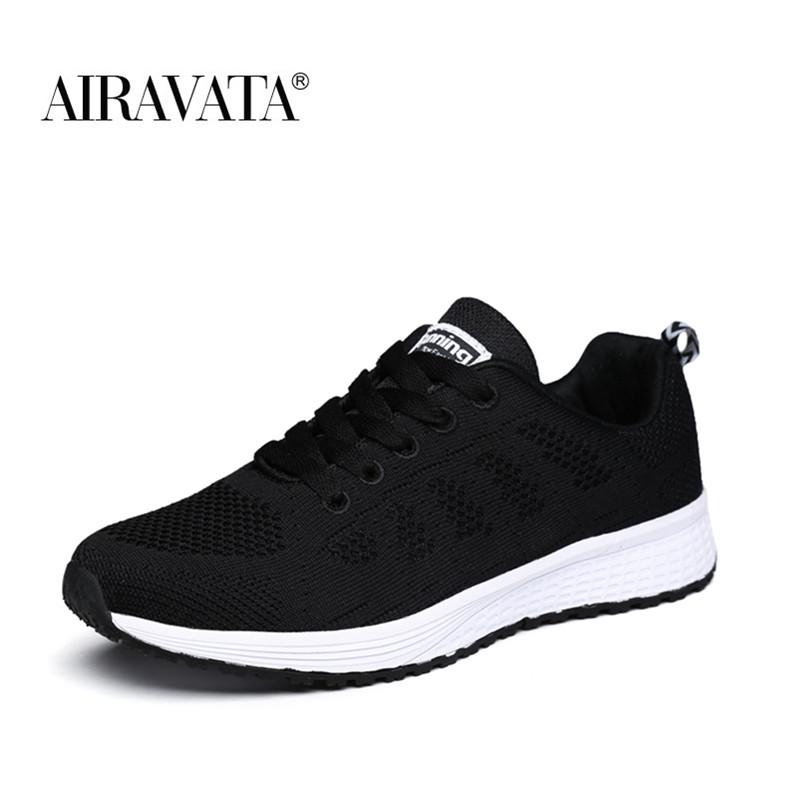 Легкие сетчатые дышащие кроссовки на шнуровке и плоской резиновой подошве для занятий спортом