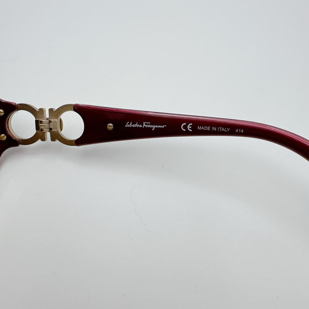 Salvatore Ferragamo 125 607 sunglasses plastic Red Women SF601S Used