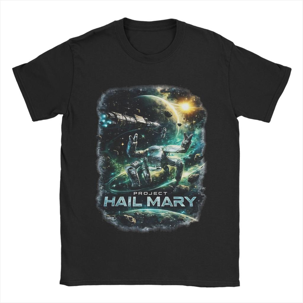New Arrival Project Hail Mary SciFi Movie T Shirt for Unisex Women  100 Cotton Tshirts Short Sleeve Tops