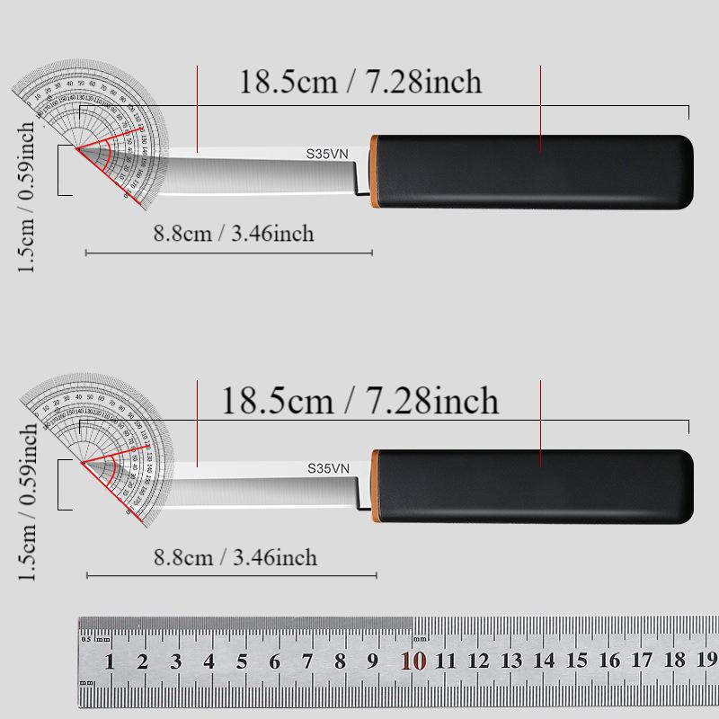 Нож из нержавеющей стали 2-в-1, двойной прямой, хозяйственные, острые, карманные, переносные, режущие инструменты, нож для рыбалки, мини-нож для фруктов