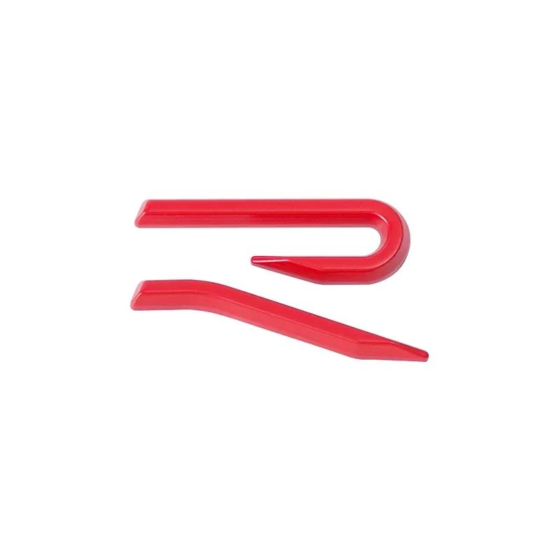2025 Hot R logo Emblem Car Metal Body Tail Trunk Sticker Accessories For Volkswagen Tiguan Bora POLO PASSAT CC Touran GOLF Jetta zh2