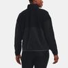Under Armour Polartec Maxx Solid Zip Neck Sports Jacket Women Jackets Black 1373291-001