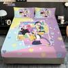 3pcs K-Pop Demon Hunters Printed Chipless Bed Sheet Set Multi Size Soft Bed Cover Bedroom Bedding Decoration Machine Washable