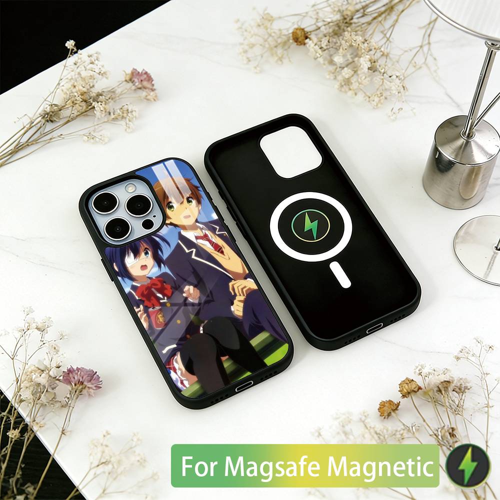 Чехол для телефона Love, Chunibyo & Other Delusions Для iPhone 17, 16, 15, 14, 13, 12, 11 Plus, Pro Магнитный Для Magsafe Беспроводной Зарядки