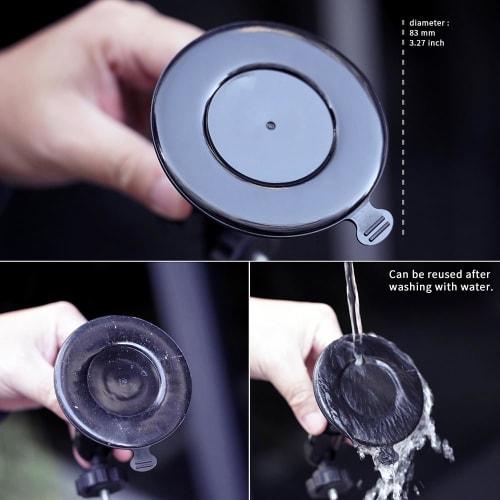 MAXCAM Suction Cup for DJI Osmo Action 5/4/3, Car Windshield Window Mount Camera Stand, Suction Cup Mount for Windshield Mounting