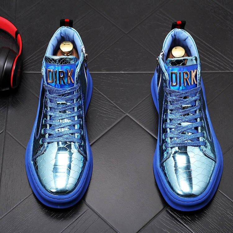 Повседневная обувь на плоской подошве, ботильоны, мужские высокие мужские кроссовки на платформе на платформе