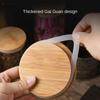 with Bamboo Lid Glass Jar Transparent Storage Bottle Durable Split Bottle  Home