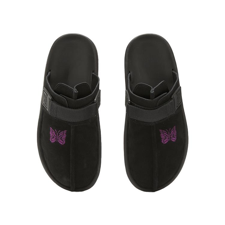 Needles x Reebok Шлепанцы Beatnik Черные Унисекс Кроссовки Основной черный Экстремальный фиолетовый 100207686