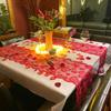 Rectangular Heart Shaped Table Runner Valentines Day Tableware Placemat  Desk Decoration