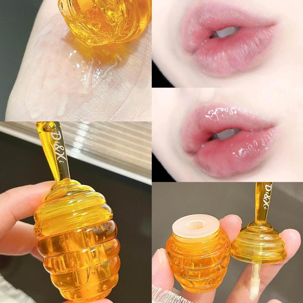 Масло для губ Honey Pot Fresh Fruit Lip Balm Длительное увлажнение Прозрачное масло для губ Жидкая помада Блеск для губ Макияж Косметика