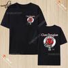 Harajuku Clan Fraser of Lovat Clansman’s Crest Badge Print Summer Trending Unisex T Shirt 100% Cotton O-neck Short-sleev