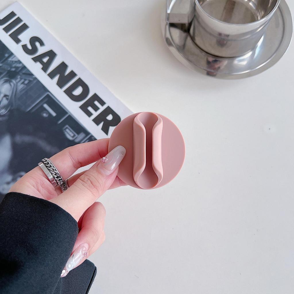 Силиконовый чехол для телефона с 3M-адгезивом, держатель для губной помады и подставка