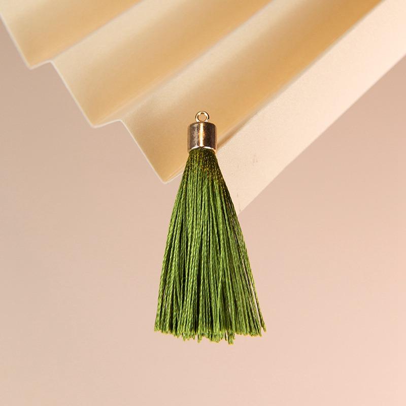 Simple Keychain Tassel Pendant Pendant 20 Pieces 6cm Weight Small Tassel Tassel Tassel Accessories Wholesale Bag Earrings
